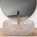 Умывальник Rea Ice Cristal U5070 40x40 прозрачный