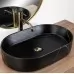 Умывальник Rea Nadia 60 Black Stone Matt 61x38,5 U8565 черный камень