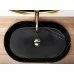 Умывальник Rea Nadia 60 Black Stone Matt 61x38,5 U8565 черный камень