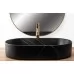 Умывальник Rea Nadia 60 Black Stone Matt 61x38,5 U8565 черный камень