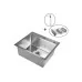 Кухонная мойка Wisent WS36050D Декор-Сатин
