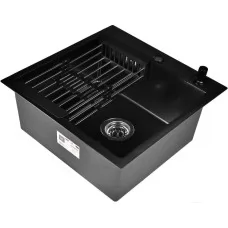 Кухонная мойка Wisent WGS35050B PVD Графит