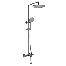 Душевая система Vincea Desire VSFS-1D1TGM вороненая сталь