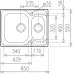 Кухонная мойка TEKA UNIVERSE 60 T-XP 1 1/2 B POLISHED 115070001