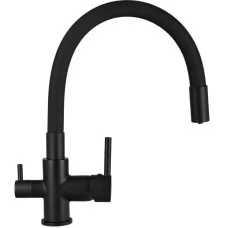 Смеситель для кухни под фильтр Wisent W4255B-2 черный
