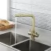 Смеситель для кухни под фильтр Frap F4352-3 золотой