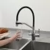 Смеситель для кухни под фильтр Frap F4397 хром/черный