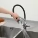 Смеситель для кухни под фильтр Frap F4397 хром/черный