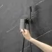 Смеситель с гигиенической лейкой Frap F7506-9 оружейная сталь