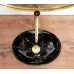 Умывальник Rea Sofia Mini Black Marble Shiny U6963 черный