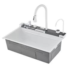 Кухонная мойка Savol S-SC001W белый