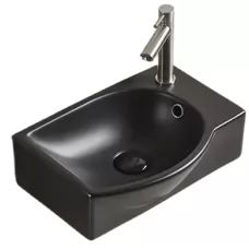 Умывальник Gid Bm9276L черный матовый