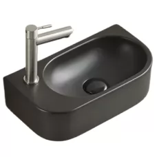Умывальник Gid Bm9274R черный матовый