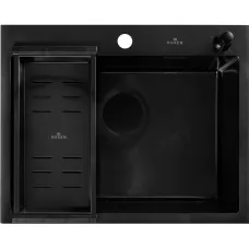 Кухонная мойка Roxen Snake 60 PVD Black Текстура