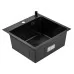 Кухонная мойка Roxen Snake 50 PVD Black Текстура