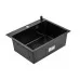 Кухонная мойка Roxen Snake 60 PVD Black Текстура