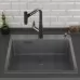Кухонная мойка Roxen Snake 60 PVD Black Текстура