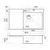 Кухонная мойка Omoikiri Akisame 86-LG-L Side светлое золото