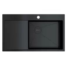 Кухонная мойка Omoikiri Akisame 86-GB-R Side графит