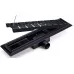 Душевой трап TIM BAD468002BK черный