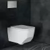 Унитаз с инсталляцией Roxen StounFix Slim 532055 с унитазом 530145-01 с кнопкой Santi 410260M