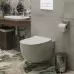 Унитаз с инсталляцией Roxen StounFix Slim 576390 с унитазом 530155-01 с кнопкой Caspia 410280W