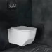 Унитаз с инсталляцией Roxen StounFix Slim 545698 с унитазом 530145-01 с кнопкой Santi 410280B