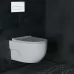 Унитаз с инсталляцией Roxen StounFix Slim 576390 с унитазом 530155-01 с кнопкой Caspia 410280W