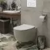 Унитаз с инсталляцией Roxen StounFix Slim 538465 с унитазом 530155-01 с кнопкой Santi 410280W