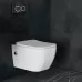Унитаз с инсталляцией Roxen StounFix Slim 546731 с унитазом 530135-01X с кнопкой Santi 410280B