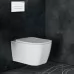 Унитаз с инсталляцией Roxen StounFix Slim 571468 с унитазом 530135-01 с кнопкой Caspia 410280W