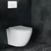 Унитаз с инсталляцией Roxen StounFix Slim 569295 с унитазом 530185-01 с кнопкой Caspia 410280W