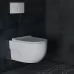 Унитаз с инсталляцией Roxen StounFix Slim 531880 с унитазом 530155-01 с кнопкой Santi 410260M