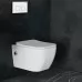 Унитаз с инсталляцией Roxen StounFix Slim 542448 с унитазом 530135-01X с кнопкой Santi 410280W