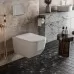 Унитаз с инсталляцией Roxen StounFix Slim 568544 с унитазом 530145-01 с кнопкой Santi 410280M
