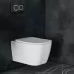 Унитаз с инсталляцией Roxen StounFix Slim 543879 с унитазом 530135-01 с кнопкой Santi 410280B