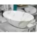 Раковина CeramaLux D1147-505(340) 52x34 белый под мрамор