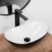 Умывальник Rea Royal Mini Black White U0538 черный/белый