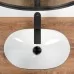 Умывальник Rea Royal Mini Black White U0538 черный/белый