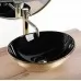 Умывальник Rea Sofia Black Gold Brush 41x33,5 U3310 черный/золото