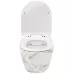 Унитаз Rea Carlos rimless Lava Shiny C0536 белый мрамор