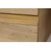 Тумба Vela Каскад 80П TU27151 Дуб Шерман коньяк коричневый/белая