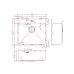 Кухонная мойка ZORG ZRN 5055 PREMIUM сатин