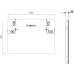 Зеркало Vincea LED VLM-3VC900B 90x70 с LED подсветкой