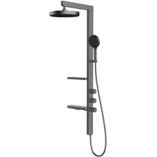 Душевая система Vincea Inspire VSFS-3I11GM вороненая сталь