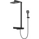Душевая система Vincea Inspire VSFS-3I13TMB черный матовый
