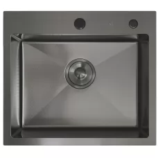 Кухонная мойка Gerhans K35044BD Decor Графит