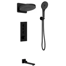 Душевая система Vincea Inspire VSFW-433TI1MB черный матовый