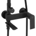 Душевая система Rea Storm black matt P9533 черный матовый