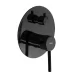 Душевая система Rea Lungo black metallic P4420 черный глянец